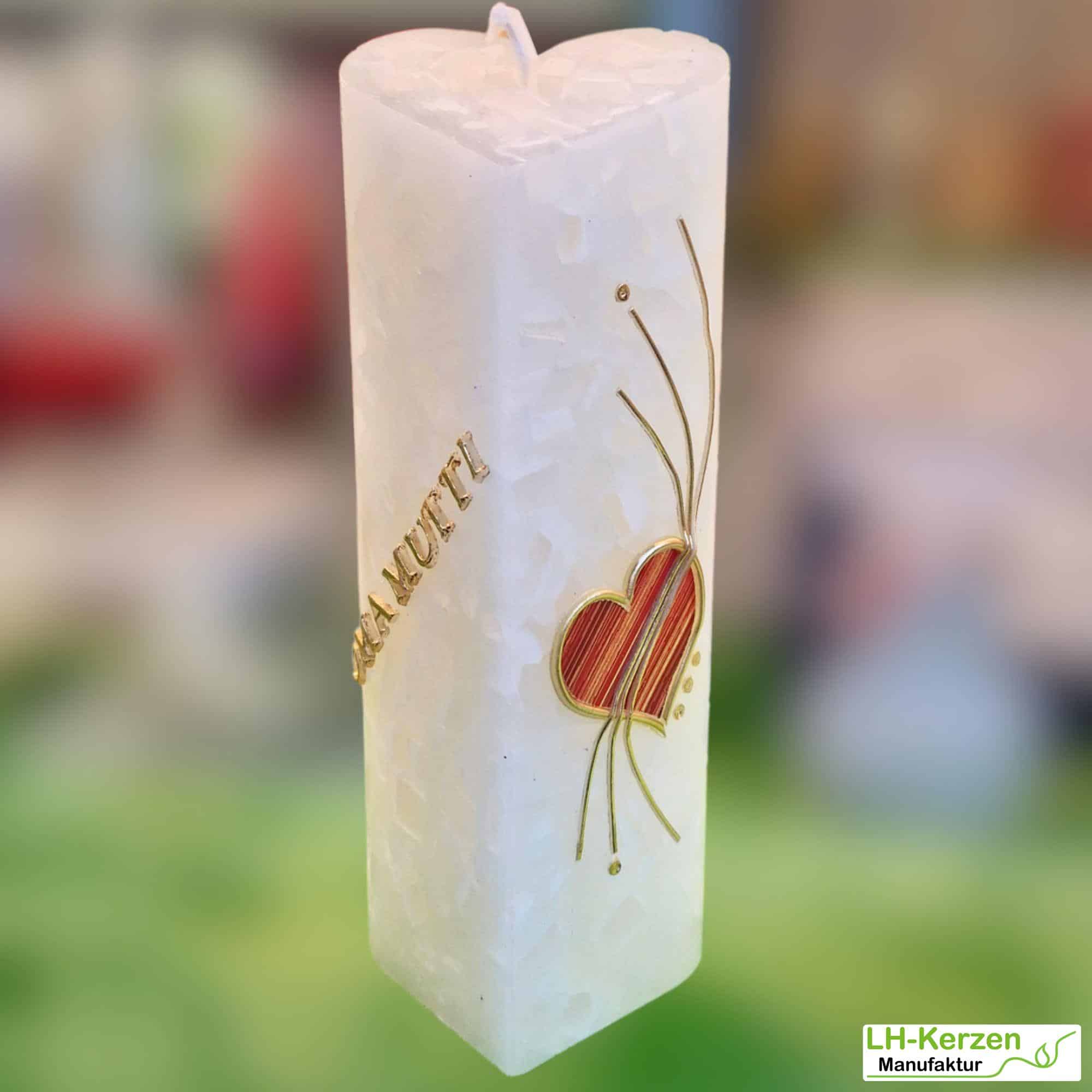 Kerzenbeschriftung Beschriftete Kerze